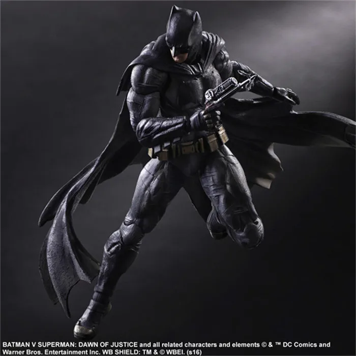 PLAY ARTS Down of Justice 25 см Бэтмен знак в фильме Бэтмен против Супермена фигурка модель игрушки