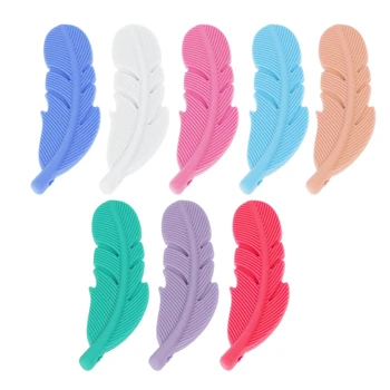 

6pcs Nursing teething toys Pendant Baby Teether Silicone Soother Teething Necklace Chew Toy