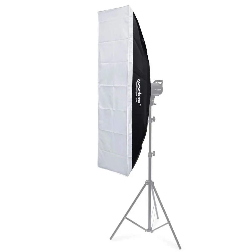 Складной софтбокс Godox 30x120 см/12 &quotx 47&quot с креплением Bowens Elinchrom Balcar Hensel Broncolor Multiblitz