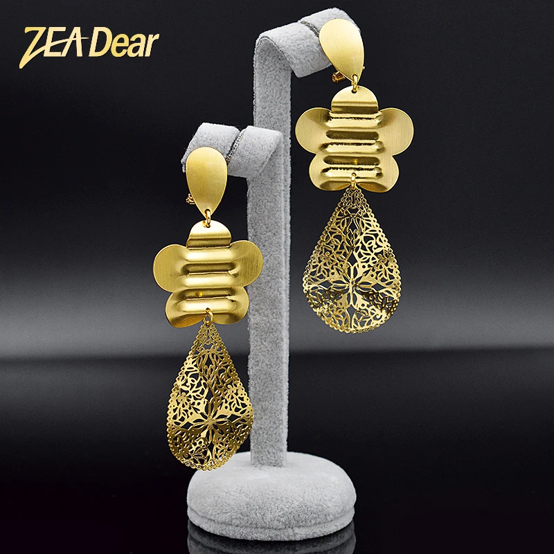 Ювелирные изделия ZEA Dear лидер продаж серьги с цветами фурнитура для женщин