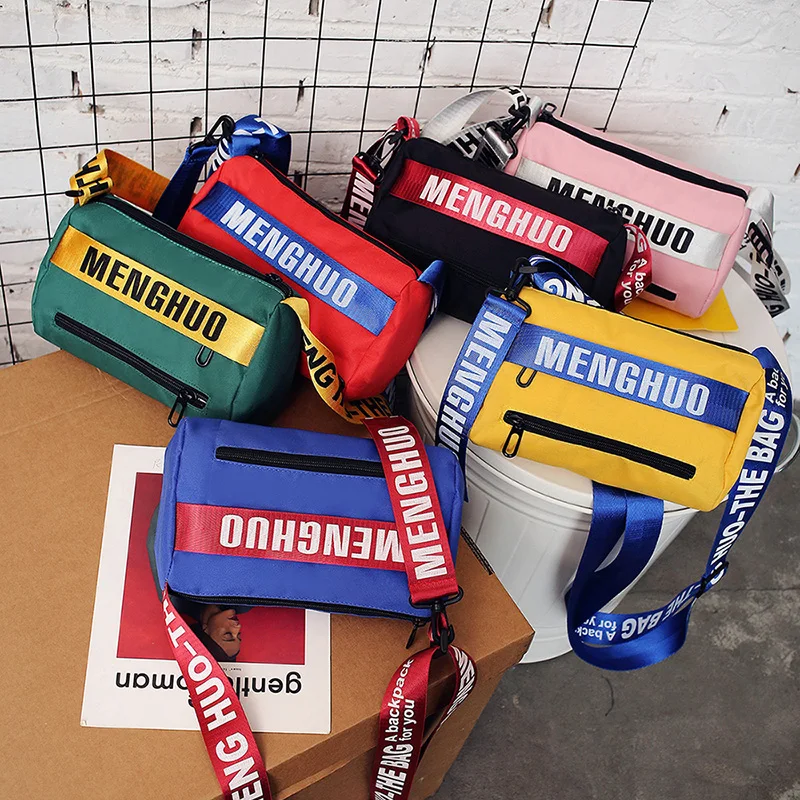 New 6 Colors Hot Ribbon Small Shoulder Crossbody Bags Designer Brand Ladies Clutch Hand Bags Nylon Leisure Women Messenger Bags (54)