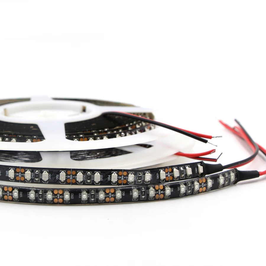 Ультрафиолетовая Светодиодная лента 5050 3528 SMD 1 м 2 5 невидимый черный светильник 395