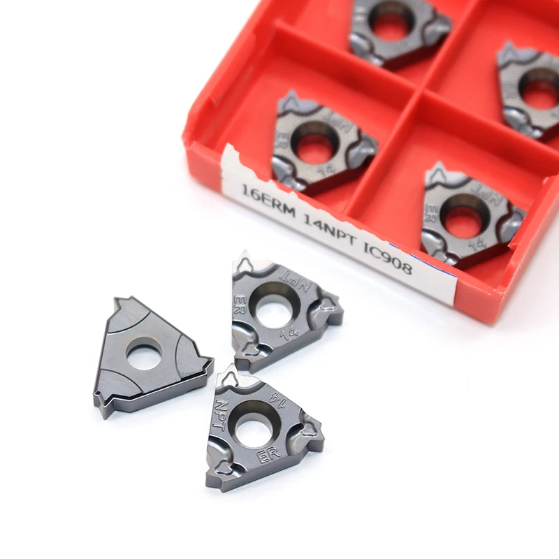 16ERM 27NPT 18NPT 14NPT 11.5NPT 8NPT IC908 60 угол Резьбонарезной инструмент Вольфрам карбидная