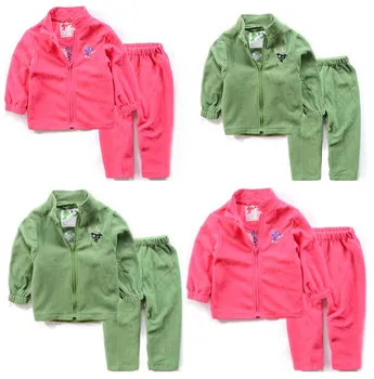

2018 Limited Special Offer Children Suit Boy Girl Inside Fleece Lining The Spring Autumn Winter Brand Thermal Underwear Sets