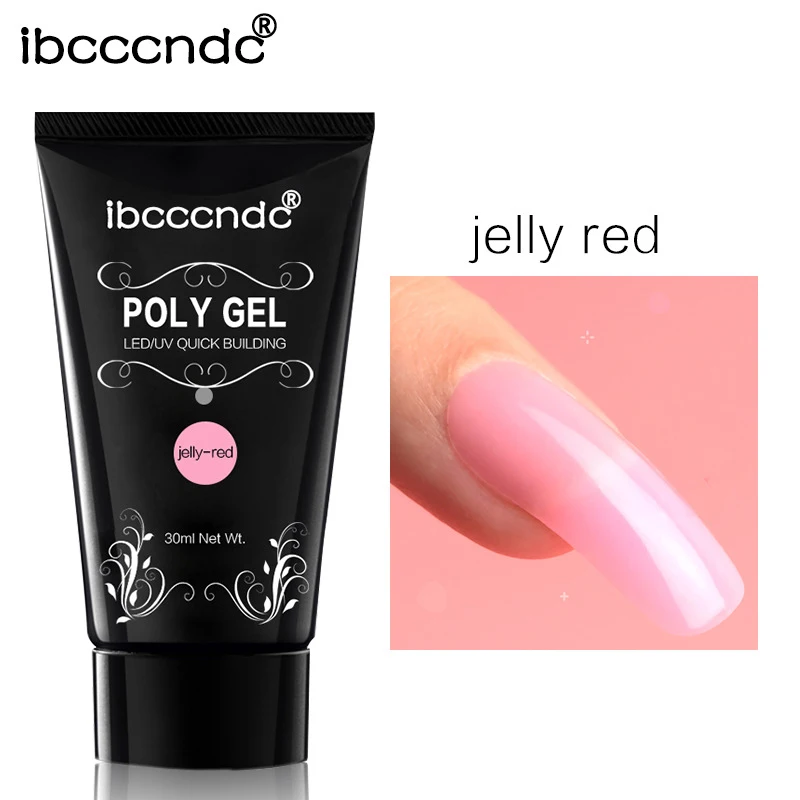 Полигелевый лак набор Быстрый строитель расширение твердый гель светодиодный лак кисти для ногтей YUF99