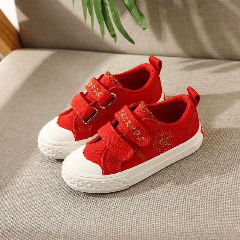 Children Canvas sneakers Kids loafer tenis kindergarten boy toddler child toddler girl running