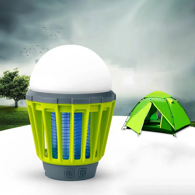 

2 in 1 LED Camping Lantern Tent Light Mosquito Lamp IPX6 Waterproof Zapper Lantern for Home Outdoor --M25