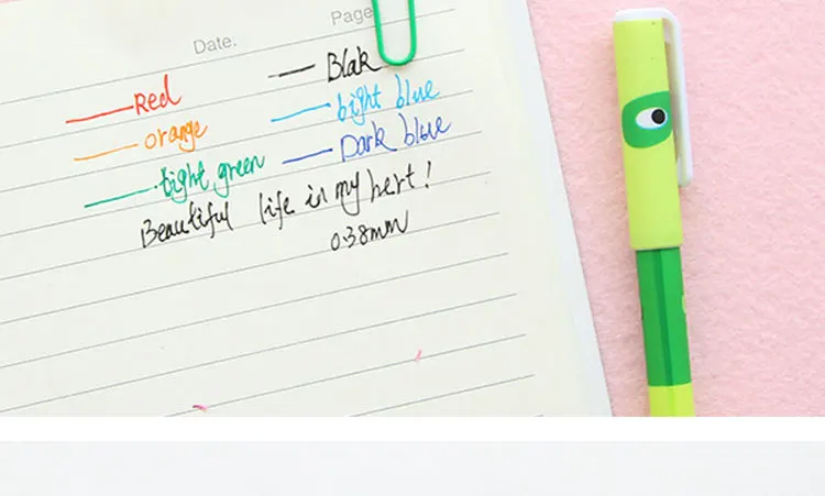 6 шт. набор гелевых ручек для заправки металлических пастельных неоновых эскизов цветная ручка для рисования школьные канцелярские принадлежности маркер для детей подарки ручка