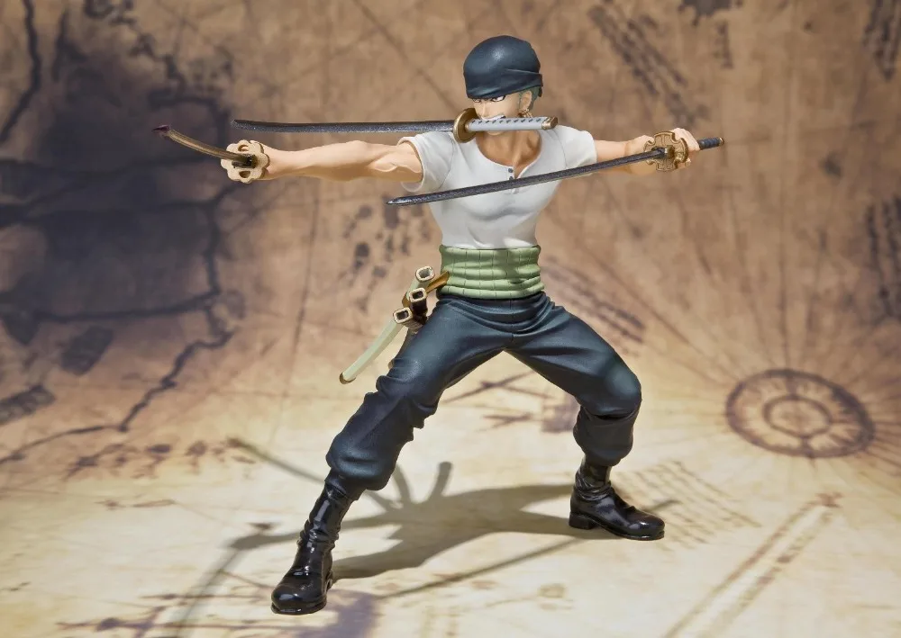 Figuarts Zero Roronoa Zoro 3 Swords Battle Version Comic Anime One ... - Figuarts Zero Roronoa Zoro 3 SworDs Battle Version Comic Anime One Piece 5 Action Figure