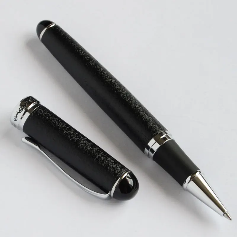 JINHAO X750 шероховатая поверхность черный и серебряный Ролик Шариковая ручка JINHAO 750