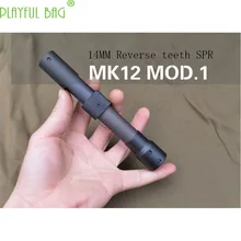 MK12 передняя отделка вогнутая и выпуклая труба водяная пуля переоборудование части Jinming украшения 14 мм Обратный зубы костюм N25