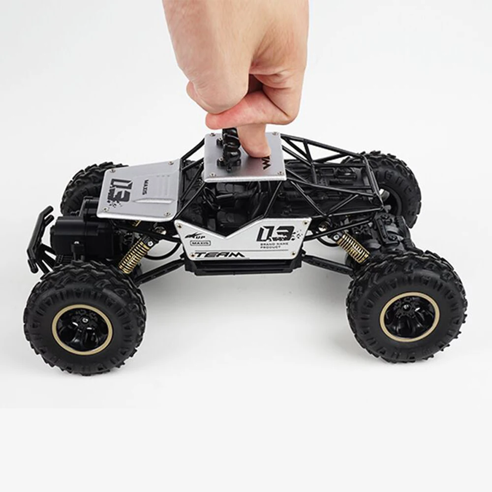 

1:16 RC Cars 28cm 4WD Bigfoot Remote Control Toy Car Model Alloy Climbing Mountain Bigfoot Motocross Vehicle Kids Gift