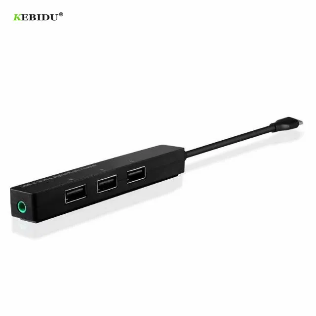 USB C к Ethernet адаптер с Type 2 0 концентратор 3 порта цифровой аудио для Windows XP 7/8 и Linux XXM