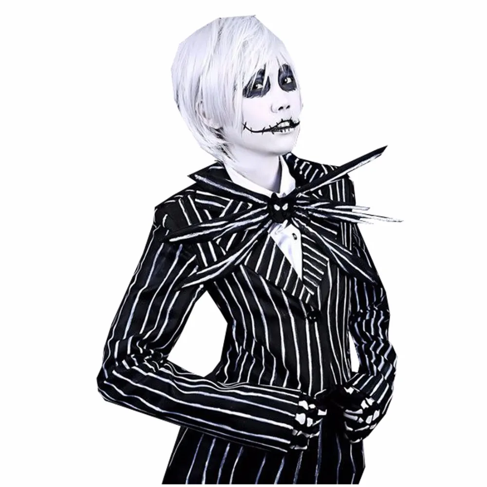

2018 The Nightmare Before Christmas Jack Skellington Anime Cosplay Costume For Adult Custom Made