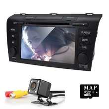 Головное устройство Сенсорный экран dvd-плеер автомобиля для Mazda3 Mazda 3 2004-2009 GPS навигации Системы 3 г USB Радио RDS CD SWC GPS радио карты