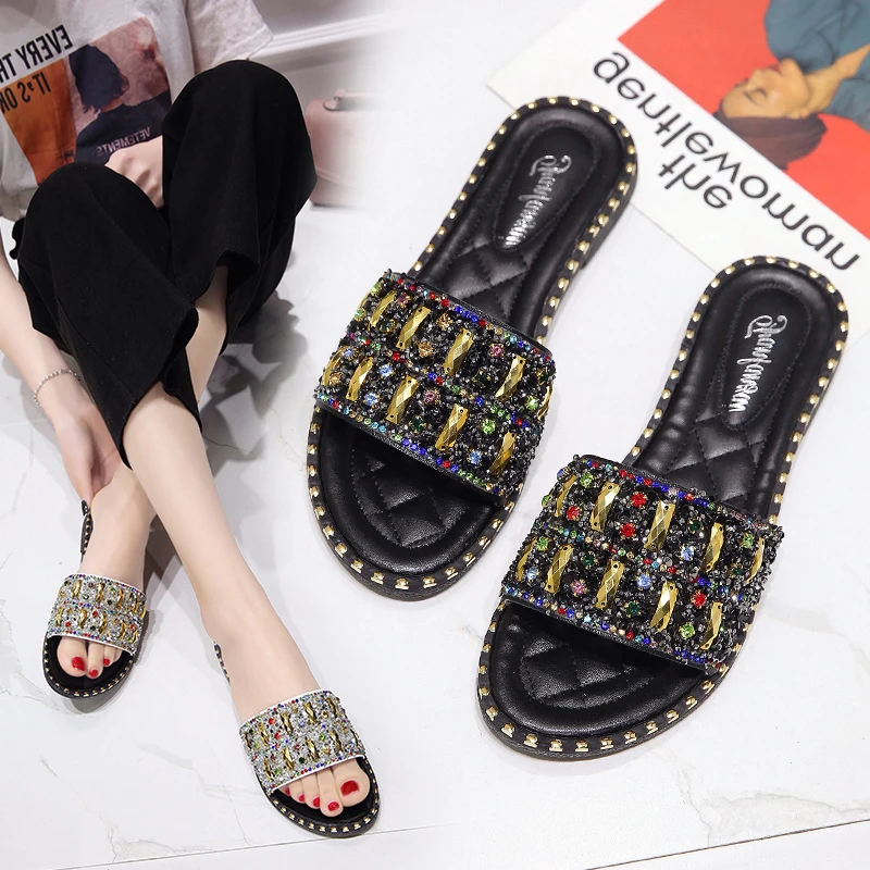 bling flat shoes