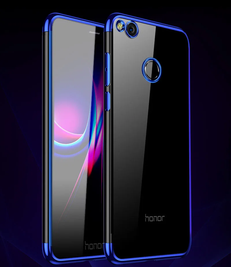

For Huawei P8 Lite 2017 Honor 8 Lite Case Cover Silicone Soft TPU Full Back Cover Case For Honor 8 Lite Transparent Plated Coque