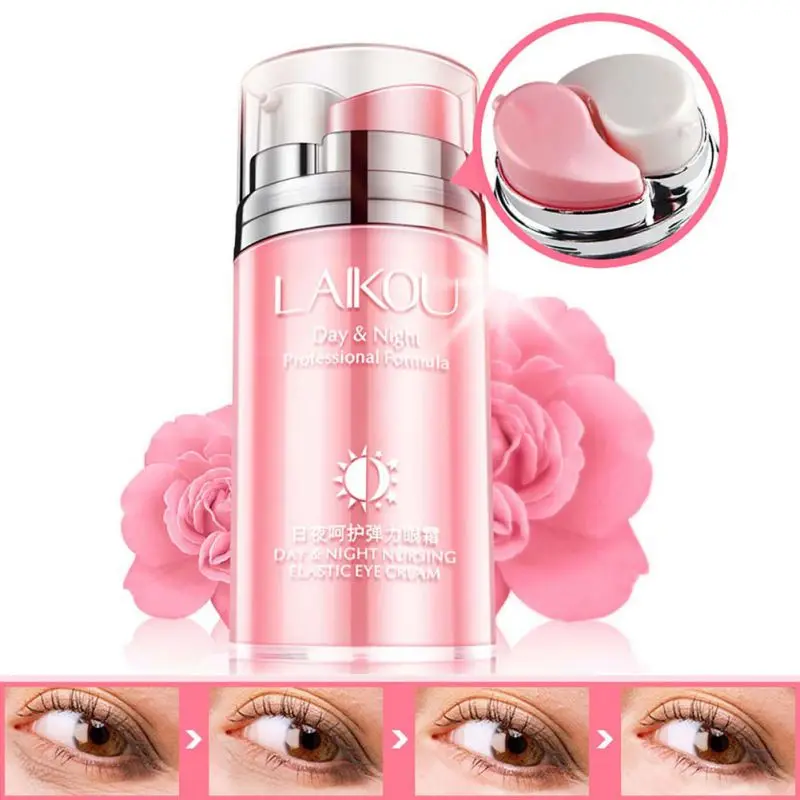 Day And Night Rose Eye Cream Elastic Dark Circles Moisturizing Anti-wrinkle Firming 20g