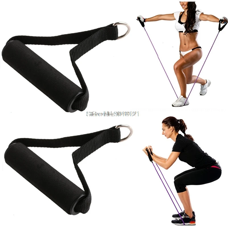 

Tricep Rope Cable Attachment Handle V Bar Dip Station Resistance Exercise Sport 1pcs Drop ship