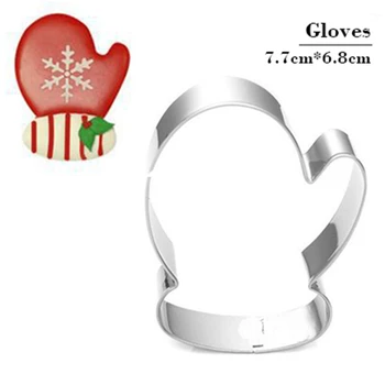 

New Christmas Cookie Cutter Fruit Vegetable Biscuit Cutters Tools Baking Knife Cake Mold Stainless Steel New Year Biscuits Stamp