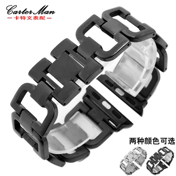

New High quality watchband stainless steel strap for apple smart watch 38mm 42mm bracelet
