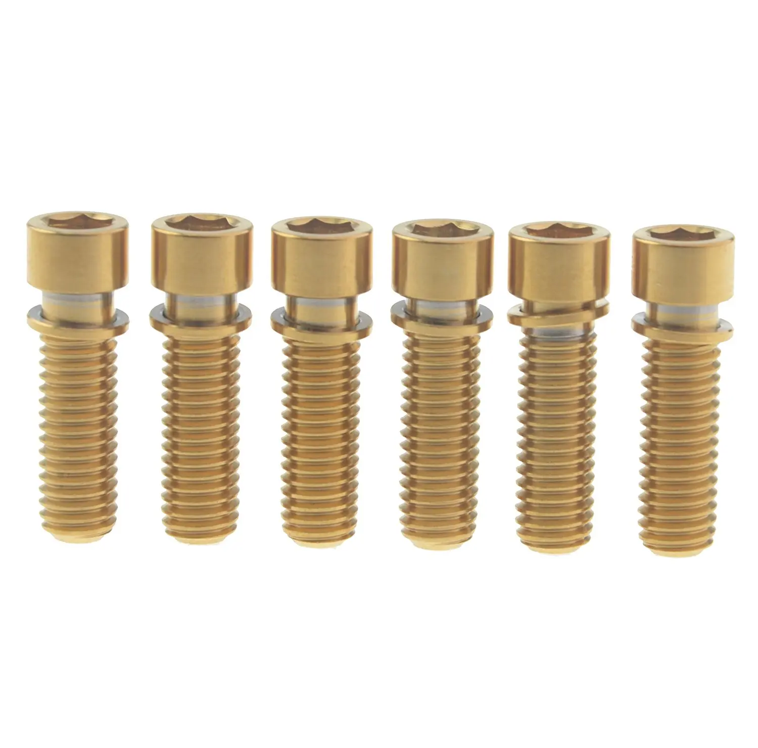 M8X25mm Titanium Ti Allen Head bolts for BMX Stem Cycling Screws Bike