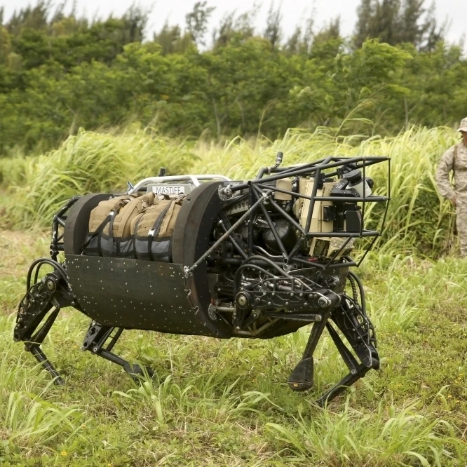 The U.S. Marine Corps Legged Squad Support System Poster Print (17 x 11)