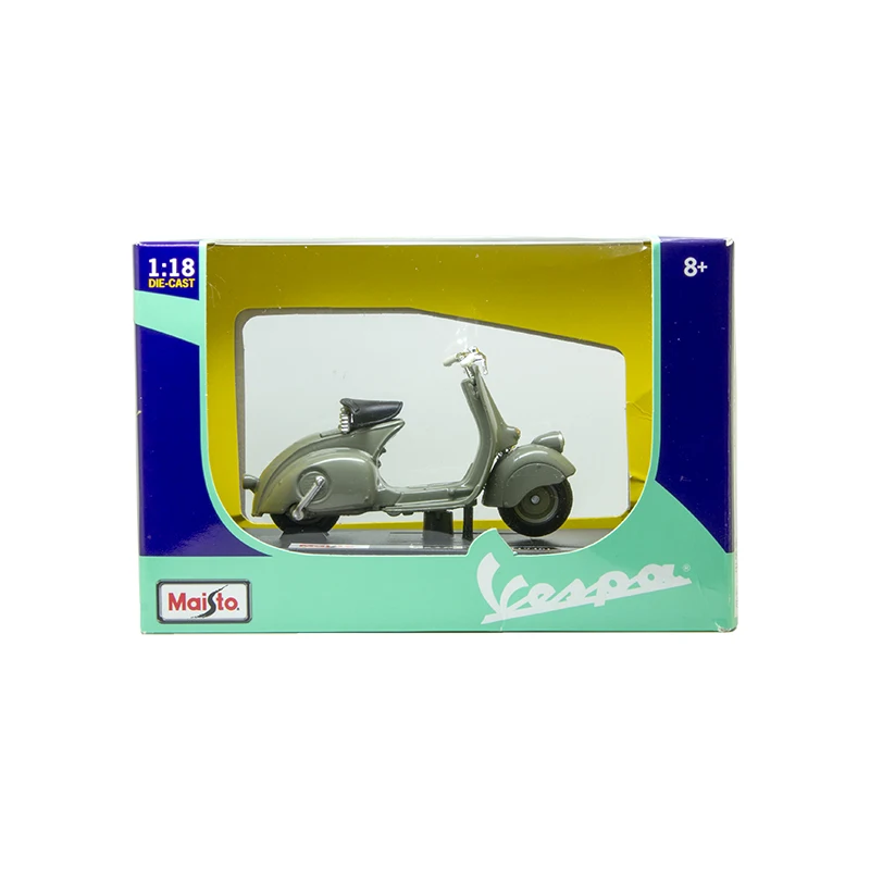Maisto Vespa piaggio 1946 98 1:18 мото модели модель велосипеда база Мотоцикл Модели Diecast детская игрушка для подарка коллекции
