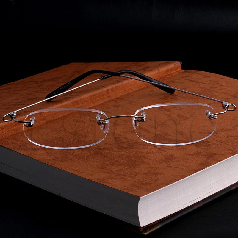 

Women Men Metal Rimless Reading Glasses Eyeglasses Readers +1 +2 +3 +4 occhiali da lettura