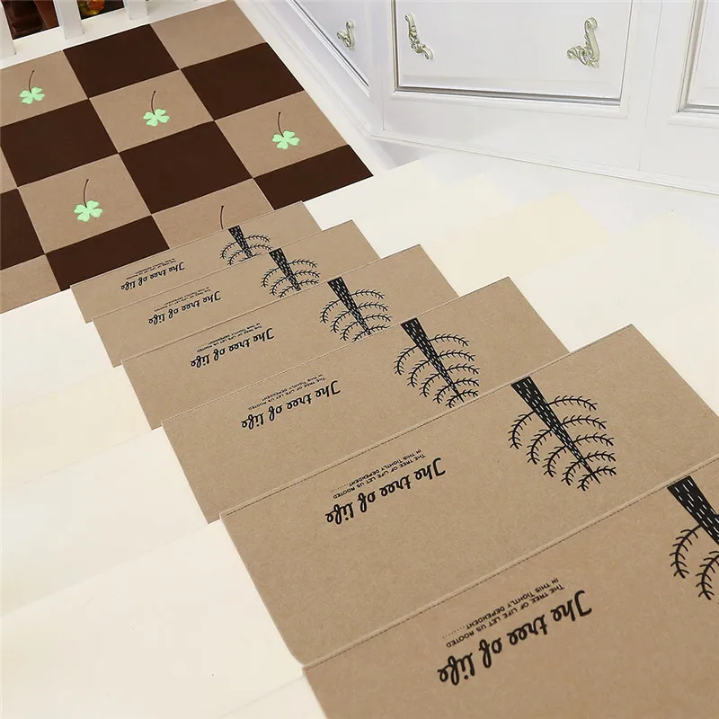 5pcs/set Self-adhesive Non-slip Floor Stair Carpets High Quality Staircase Treads Protector Mat Fit for 22cm Width Stair 5pcs/set Self-adhesive Non-slip Floor Stair Carpets High Quality Staircase Treads Protector Mat Fit for 22cm Width Stair