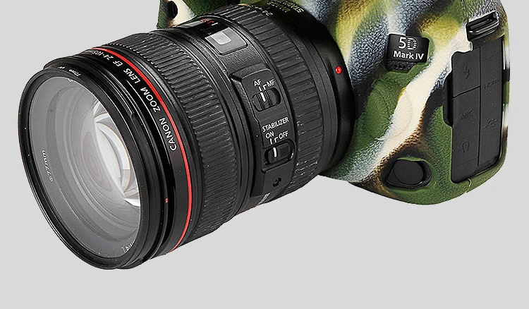 Мягкий силиконовый резиновый защитный корпус для камеры чехол кожа canon 5D4 5D MARK IV