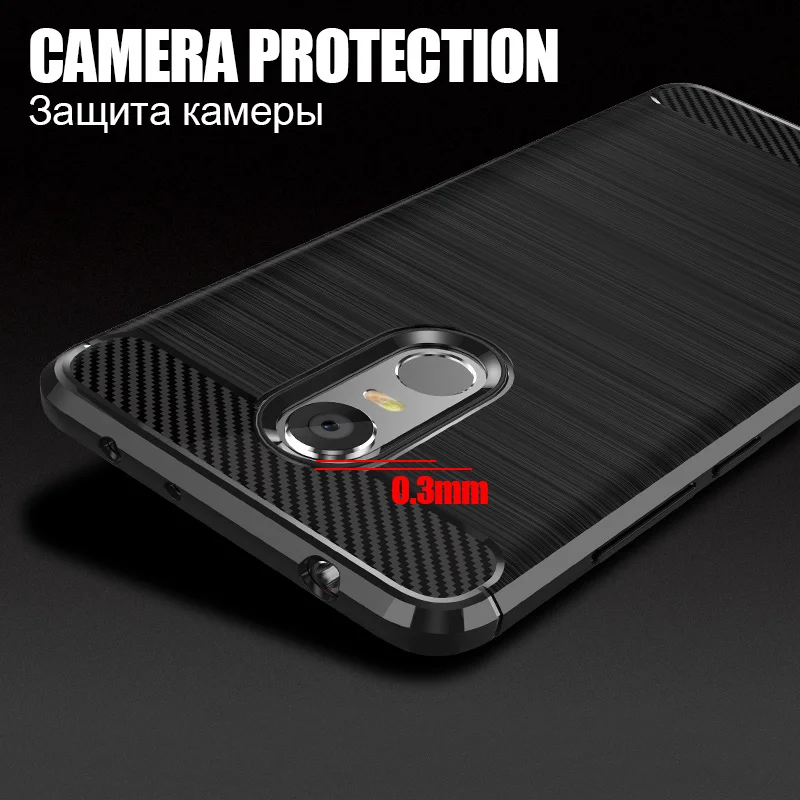 TOMKAS чехлы для телефонов из углеродного волокна Xiaomi Redmi 5 силиконовый мягкий