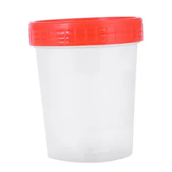 

10 pieces urine cup 120 ml + screw cap urine sample cup urine cup plastic cup