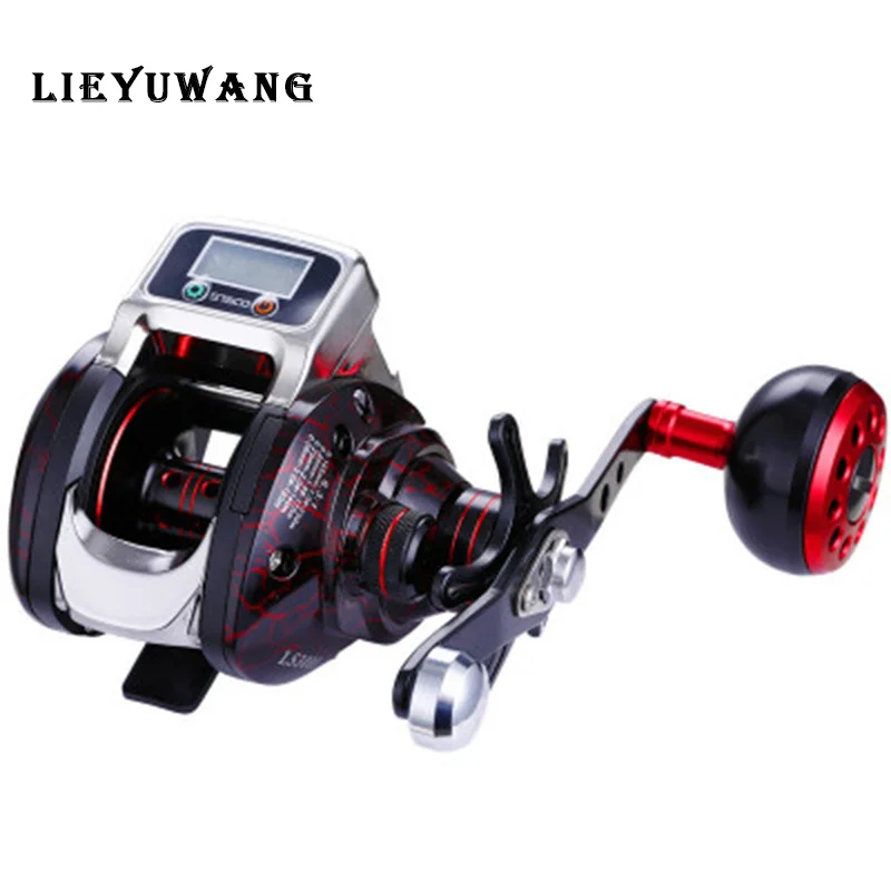 Катушка LIEYUWANG LS3000 с цифровым счетчиком приманка для забрасывания коэффициент