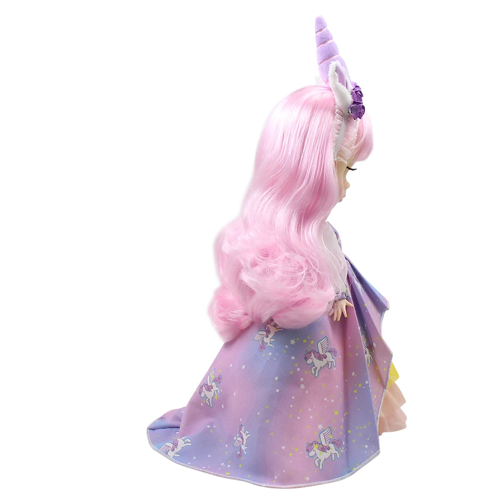 Neo Blythe Doll Unicorn Dress with Horn Hair Band 1