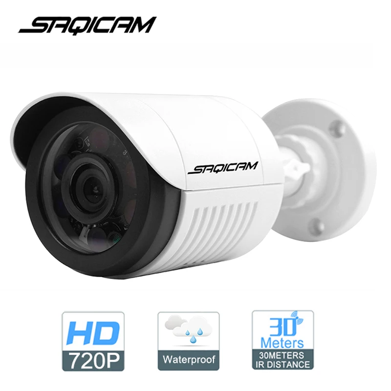 Saqicam новая 1MP 720 P цилиндрическая камера HD аналоговая 1200TVL наружная безопасность
