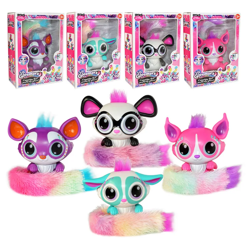 Lil Gleemerz Acousto optic Touch Pet Magic color Tail Fox забавная модель игрушки Детские интерактивные
