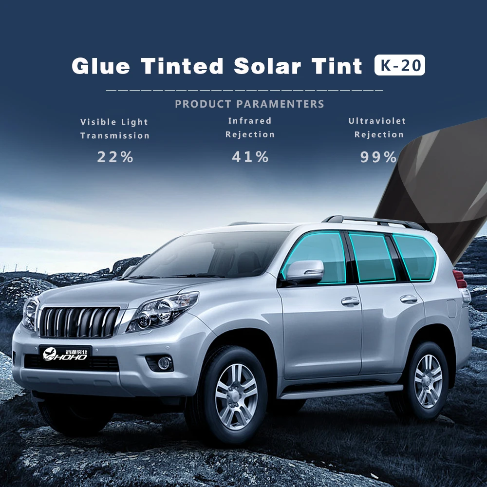 Special Offers SUNICE 22% VLT Brown Office Home Glass Window Shade TINT Film Vinyl Car Side Window Tint Roll 60\(152cm) x 100ft(3000cm)