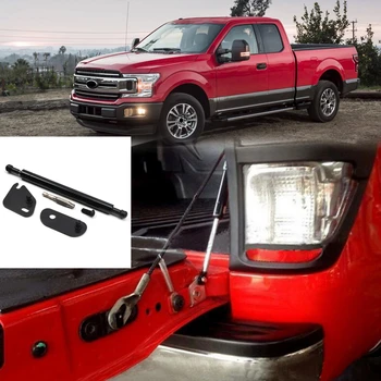 

For Ford F150 F-150 2015 2016 2017 2018 Stainless Steel Car Rear Cargo Trunk Lift Support Shock Strut Rod Telescopic Rod 1pcs