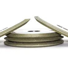 One piece 1EE1 electroplated diamond and CBN grinding wheel sharp edge abrasive tools for metal and non metal sharpening DZ