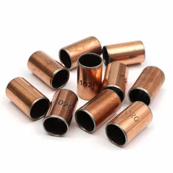 

New Durable 10pcs 10x12x20mm Ball Bearing Bushing Copper Alloy Bearing Bushing For Mechanical Hardware