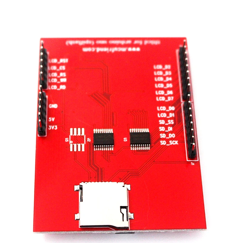 Красный 2,4 дюймов TFT сенсорная панель ЖК-дисплей CCL TFT Щит Сенсорная панель ILI9341 для Arduino UNO ZH6 240X320