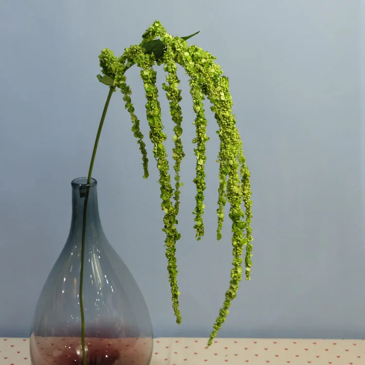 Flone 8 ramo artificial plantas verdes falso