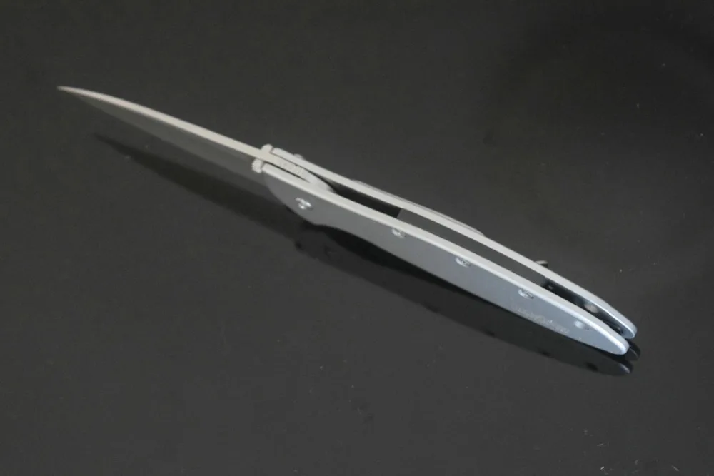OEM Качество 1660 D2 лезвие черный 6061-T6 стальная ручка с 8CR13MOV лезвие Тактический складной нож Походный карманный нож EDC инструменты