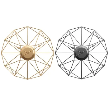 

Creative Mediterranean Style Iron Art Clock Silent Wall Decorative Clocks for Home Living Room Decor Ornaments