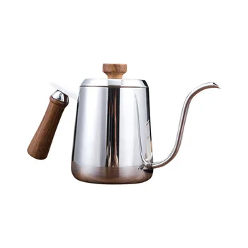 

Hot Sale High Quality 350ml 600ml Gooseneck 304 Stainless Steel Pour Over Coffee Kettle Hand Drip Tea Pot Coffee Pot Percolator