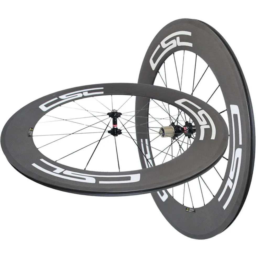 CSC углерода велосипед колёса 700C 88 мм карбоновые колеса для велосипеда 23 ширина столб 1420 спицы SAPIN CX ray
