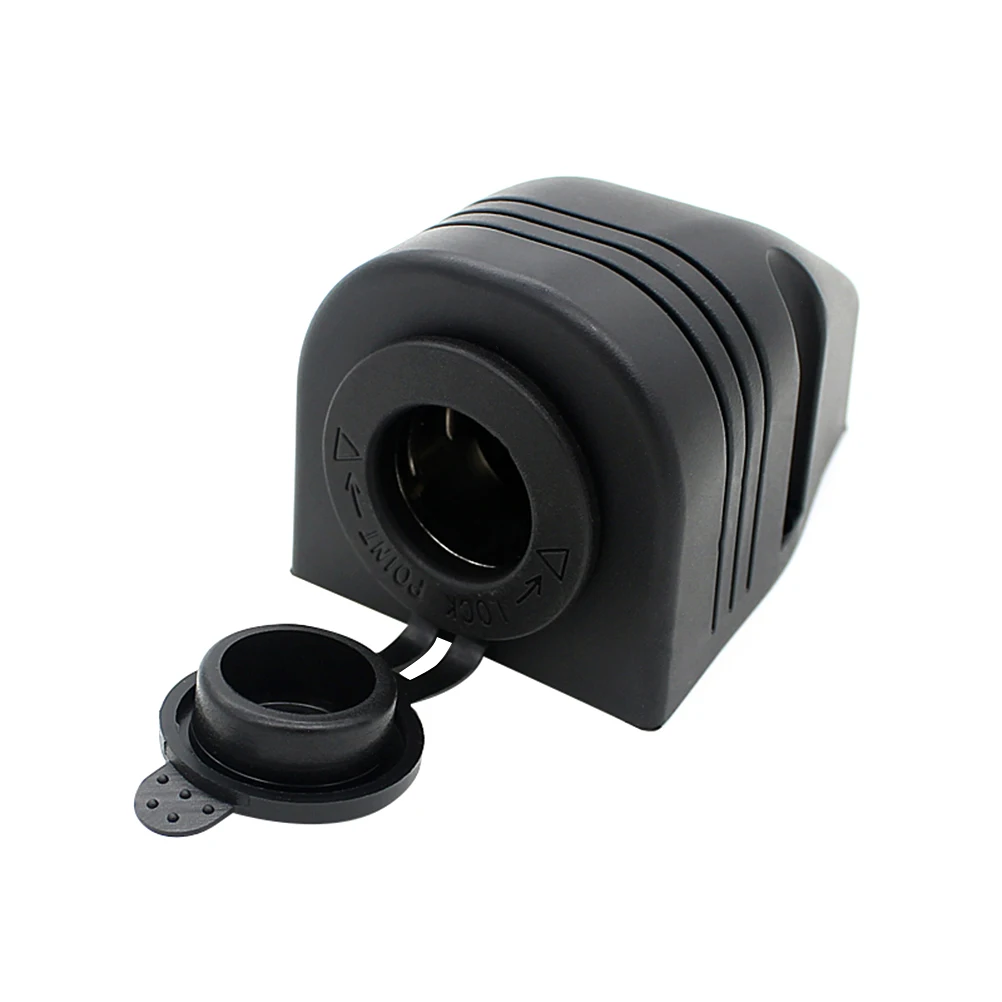 Portable 12V Waterproof Motorbike Car Cigarette Lighter Power Supply