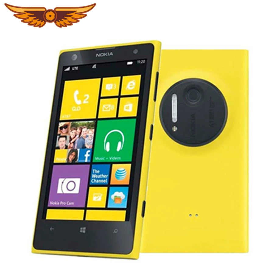 Nokia Lumia 1020 Phone 4 5 дюйма 41MP камера двухъядерный 1 ГГц 32 ГБ rom 2 Гб ram Window 8 OS 3g & 4G