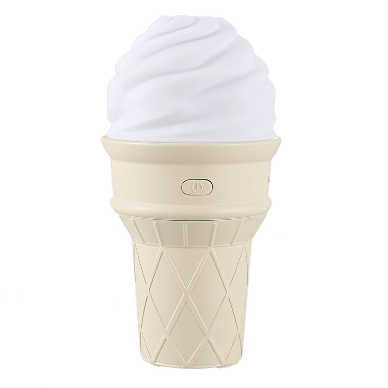 

Ice cream Cool Mist Humidifier with Adjustable Mist Mode,7 Color LED Lights Changing and Timed Auto Shutdown For Office Home f